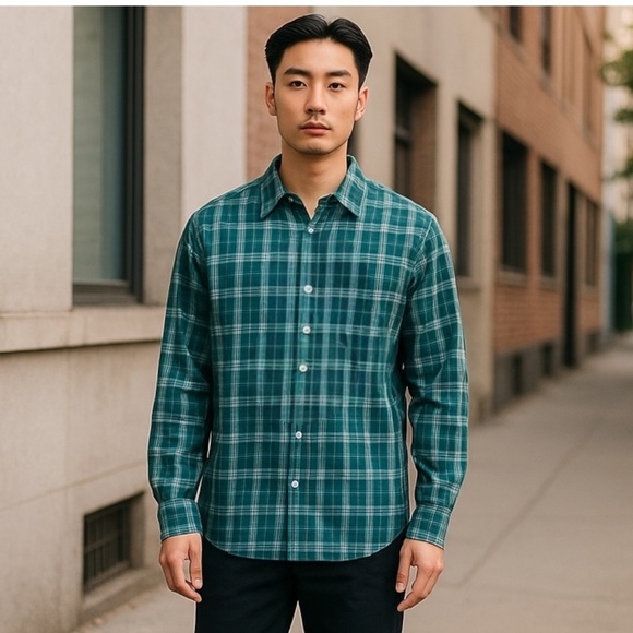 GAP Long sleeve poplin shirts ~ Sagebrush ~ Sizes XXL - XL - MED - SMALL - Picture 1 of 6